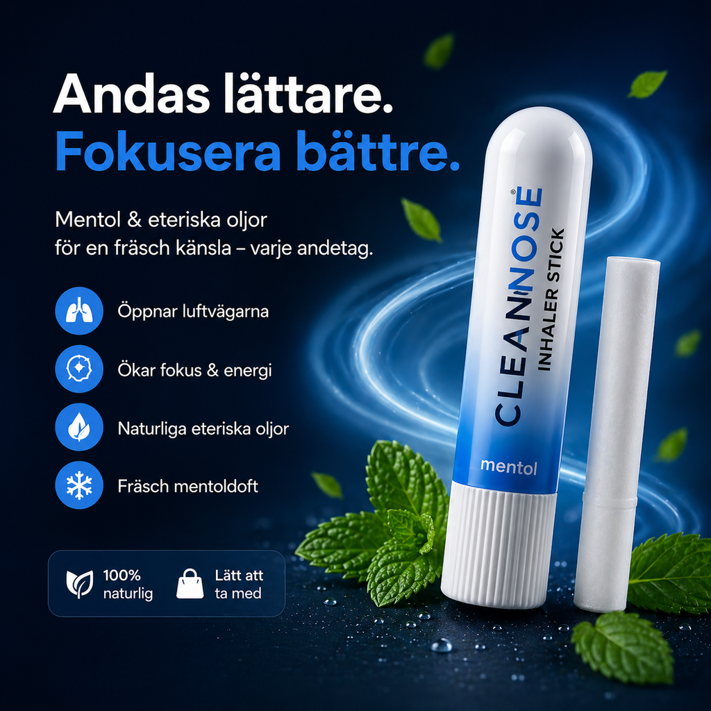 CleanNose - Mentolstift För Näsan